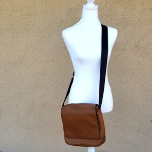 Michael Kors Brown Leather Crossbody Bag